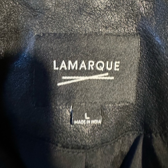 Lamarque cropped leather jacket - Picture 11 of 13
